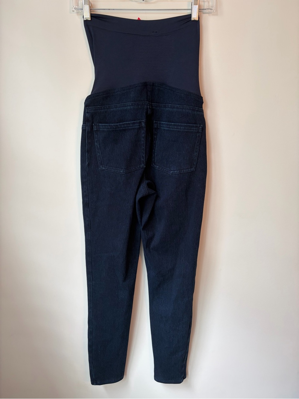 Maternity Spanx Mama Jean-ish Ankle Soft Jean Leggings Sz Small Blue 20154R